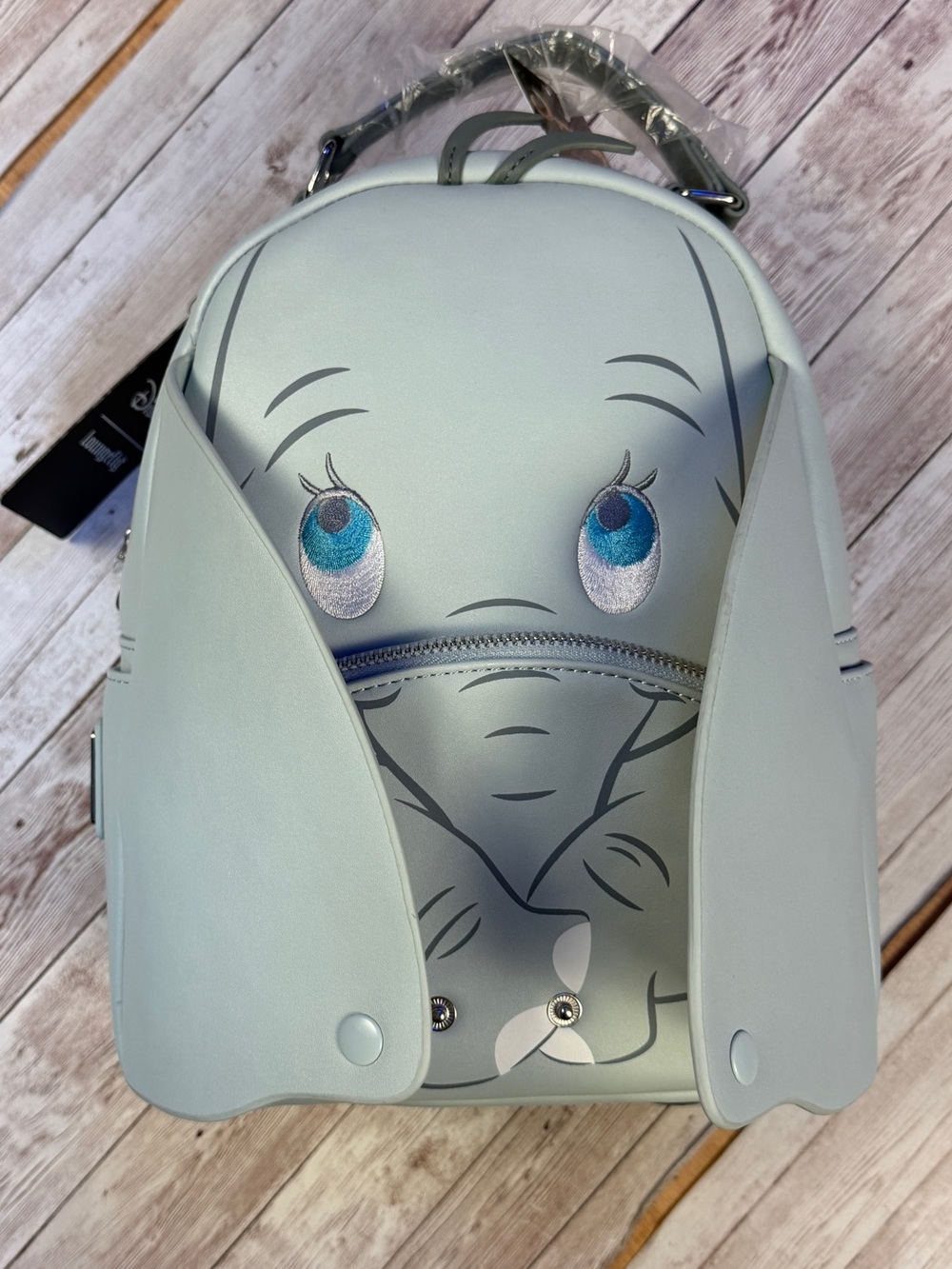 Loungefly Light Blue Dumbo Mini Backpack with Floppy Ears